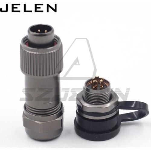Origina WEIPU ST1210/ST1213 5pin waterproof connector IP68 5-pin thread waterproof panel mounting connector plugs and sockets