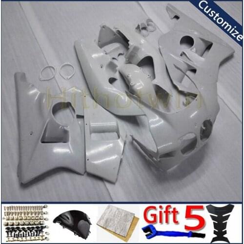 Custom ABS motor Fairing kit For CBR400RR NC23 1988 1989 CBR 400 RR NC23 88 89 motorcycle bodywork kit motorcycle fairing white