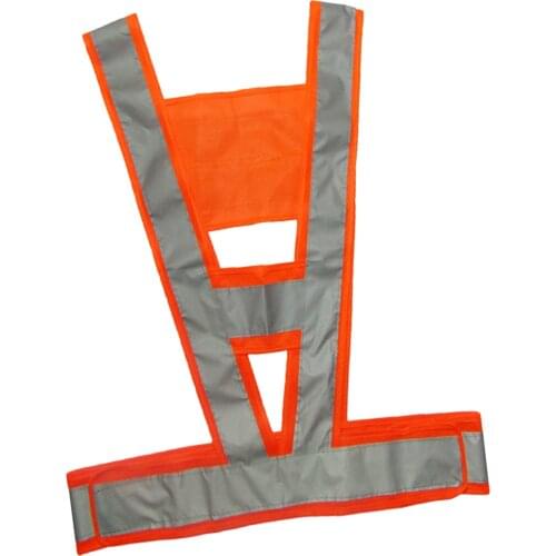 Safety Vest Reflective V-Shaped Traffic Light-Reflecting High Visibility One Size Fits Most