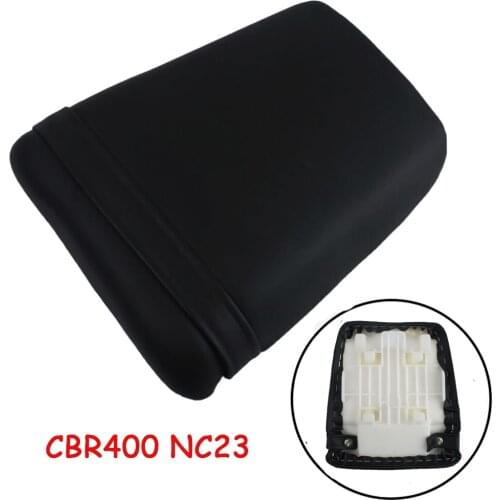 Motorcycle Rear Passenger Cushion Pillion Seat Pad Leather Seat Pillion For Honda CBR400 CBR 400 NC23