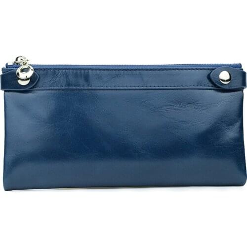 100% Genuine Cowhide Leather Women Wallet Female Clutch Purse Portomonee Coin Bag Small Mini Wallets Pocket for Fashion Clutches