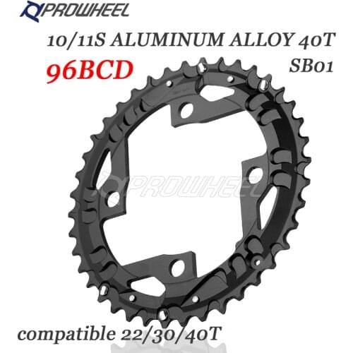 PROWHEEL Mountain Bike Chainring 22T 24T 30T 32T 40T 42T 44T Sprocket steel/alloy tooth plate part Round Chainring 64/96/104BCD
