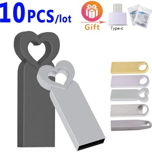 10p/lot super mini pendrive USB flash drives 64gb 32gb 16gb 4gb pen drive Flash USB Stick cle usb gadgets memoria usb flash disk