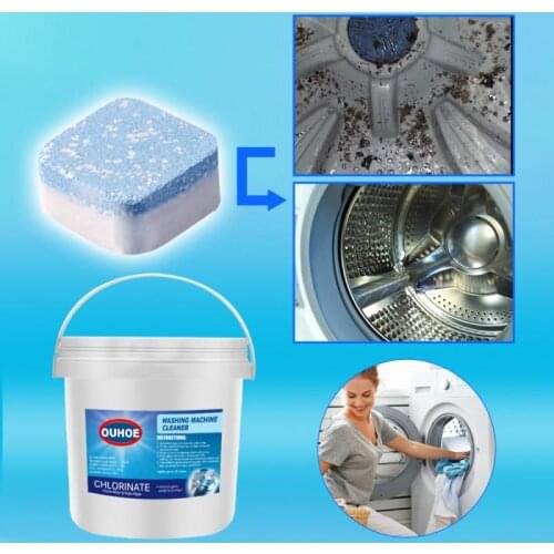 10Pcs Washing Machine Cleaner Washer Cleaning Detergent Effervescent Tablet Cleaner Washing Machine Home Cleaning Tools