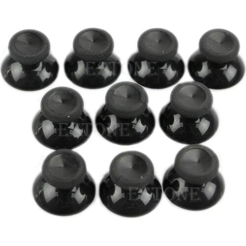 10pc Replacement Analog Thumbstick Thumb Stick for Controller Black New
