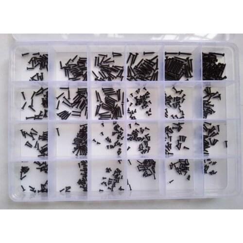 720PCS M1 M1.2 M1.4 M1.5 M1.7 Phillips Round Head Self-Tapping Screw Assortment