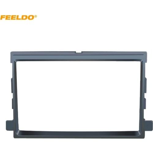 FEELDO Car Radio Audio Fascia Frame For Fusion Edge Mustang Mercury Stereo Dash Panel Plate Frame Installation Mount Kit