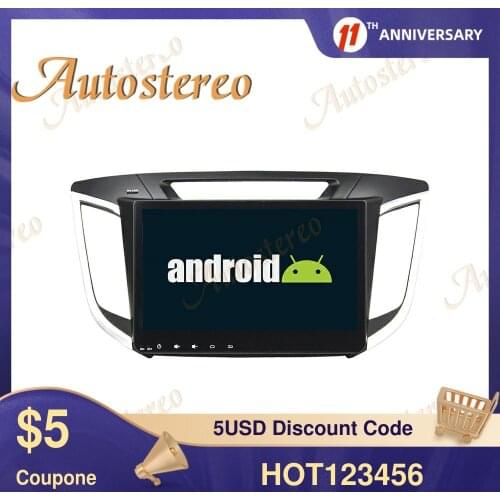 Android 9.0 DSP Car GPS Navigation For HYUNDAI IX25 2017-2019 Head Unit Multimedia Player Radio Tape Recorder No DVD Player ISP