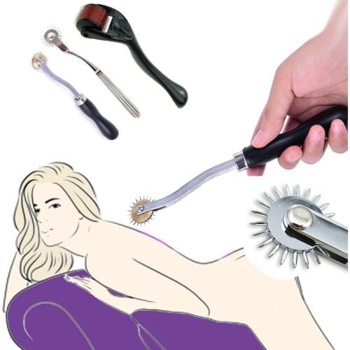 BDSM Gear Roller Massage Tools Adult Sex Toys Medical Diagnostic Reflex Hammer Pin Wheel Medical Wartenburg Nerve Test SM Fetish