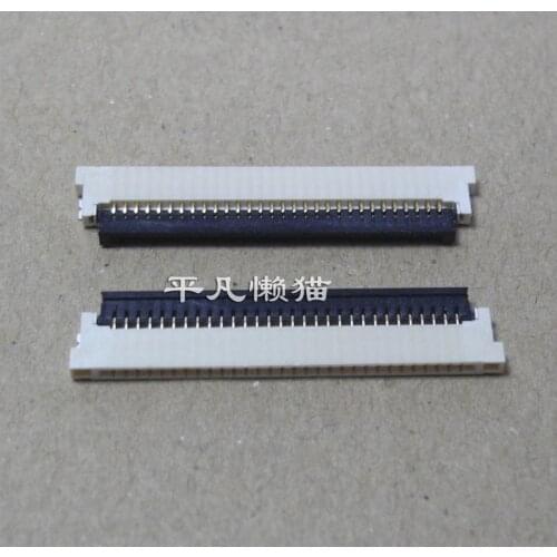 Free shipping For FPC 30-pin 0.8MM pitch Rear clamshell socket Notebook Start-up touch keyboard buckle seat