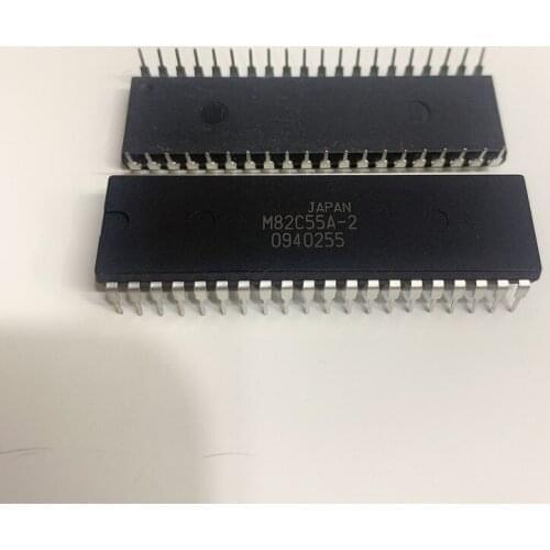 Free shipping 10pcs/lot M82C55A-2 MSM82C55A-2 M82C55A M82C55 DIP-40 Stock