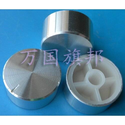 Free Delivery. Potentiometer knob 17 mm high aluminum silver light body knob 26 mm 26 * 17 mm diameter