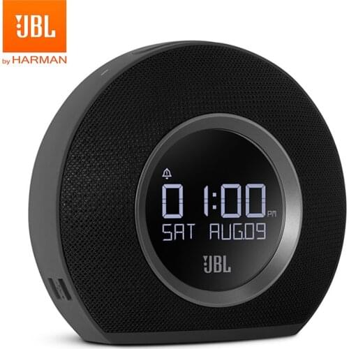 JBL Horizon Bluetooth Wireless Speaker Alarm Clock FM Radio With USB Charging LED Ambient Light Desktop Stereo Sound Speaker