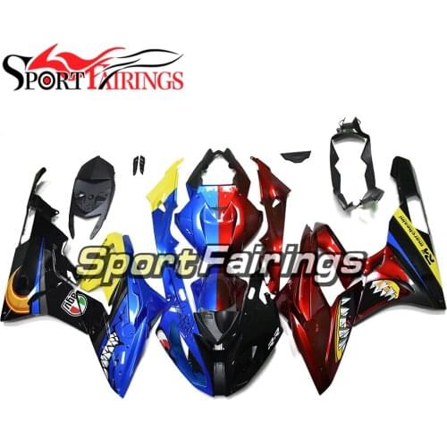 Cowls for BMW S1000RR 2015 2016 Body Frames Panels ABS Plastic Body Work Bike S1000RR 15 16 Shark Blue Red Yellow Black Covers