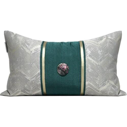 Oil Painting Cushions Decorative Pillow Case Solid Black Tassel Waist Pillows For Living Room Home Decor