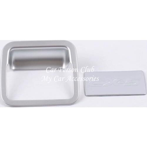For 2017 2018 Mazda CX-5 CX5 2nd Gen Auto Co-pilot Copilot Storage Glove Box Handle Frame Cover Stickers Car Styling Accessories