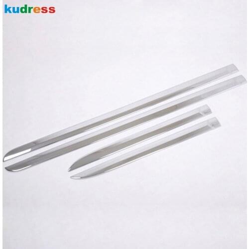 For Ford Kuga Escape 2013 2014 2015 ABS Chrome Side Door Body Strip Decoration styling Streamer Cover Trim moulding Accessories