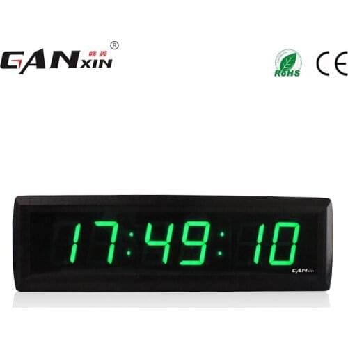[Ganxin]shenshen 2018 New 1.8'' Green Color sunrise alarm clock modern wall clock