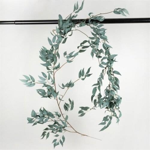 Artificial Willow Vine Begonia Leaves Simulation Plant Simulation Green Ivy Rattan Wedding Garden Home Hotel Decorative Flowers
