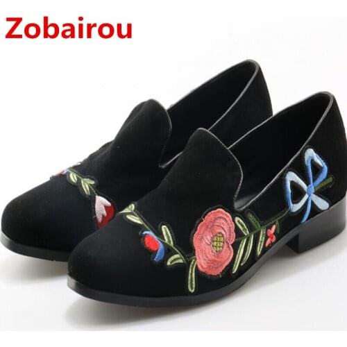 Zobairou Italian mens shoes black genuine leather pointy loafers classic mens dress shoes slipon formal shoes men shoe lasts