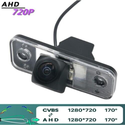 AHD 720P/1080P Fisheye Reverse Car Rear View Camera For Hyundai Azera SantaFe Santa Fe IX45 2009 2010 2011 2012 Vehicle Camera