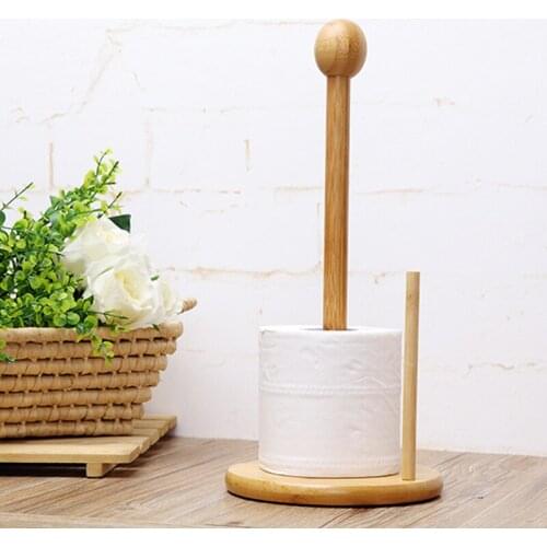 Creative Mug Rack Wood Kitchen Storage Rack Tree Removable Bamboo Mug Stand Storage Coffee Tea Cup Organizer with 6 Hooks