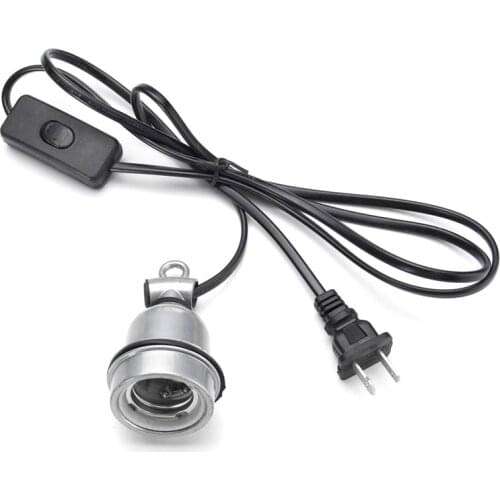 E27 pet heating lamp bracket with switch waterproof lamp holder night reptile ceramic insulation lamp pet hair dryer lamp holder