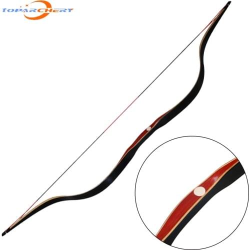 Traditional Recurve Bow toparchery 30-50Ibs Hunting Bow for Shooting Powerful Laminated Bow for Hunting Outdoor Target Shooting