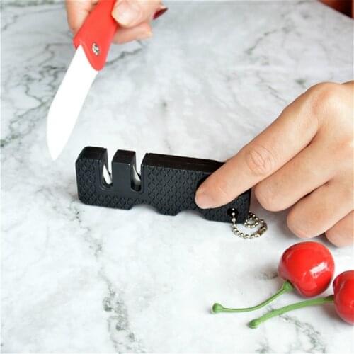 Mini double-sided sharpener portable outdoor household fast sharpener kitchen new gifts точилка для ножей afilador de cuchillo