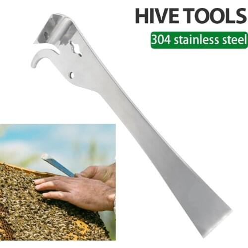 Stainless Steel Beekeeping Multifunction Hive Claw Scraper Tool 26x8.2cm Pry For Beekeeper Supplies Equipment