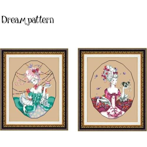 The Bakers Wife cross stitch kits plants aida fabric 18ct 14ct 11ct flaxen linen cotton thread embroidery kits DIY craft set