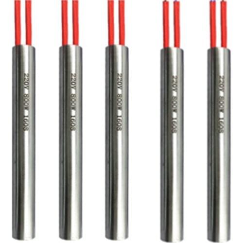 10mm Stainless Steel Tube Diameter Cartridge Heater 100/200mm Length 220V Electric Heating Element Tube Heater
