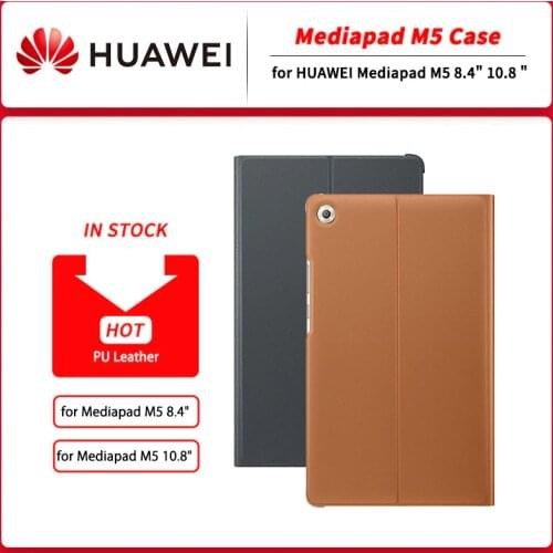 New Official Original HUAWEI Mediapad M5 8.4" 10.8 " Cover Case Smart View Kickstand Flip Leather For M5 Pro Case Tablet Cover