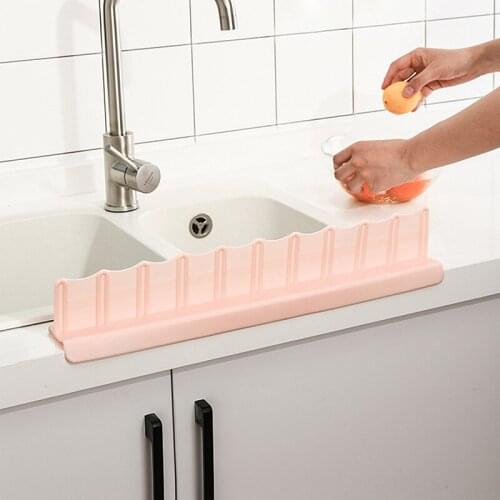 Suction Cup Sink Water Splash Guard Anti-water Board Specialty Gadget Kitchen Fruit Vegetable Washing Supplie Baffle Screen Tool