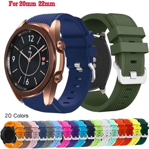 22mm Wrist Band for Huawei Watch GT smartwatch Strap for huawei watch GT2 42 46mm/galaxy watch3 41/45mm Sport belt bracelet band