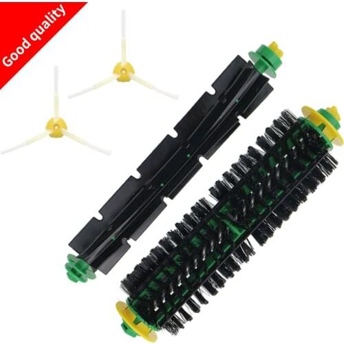 4pcs/lot Bristle/Flexible Beater Brush side brush for iRobot Roomba 500 527 528 530 532 535 540 555 560 562 570 572 580 581 590