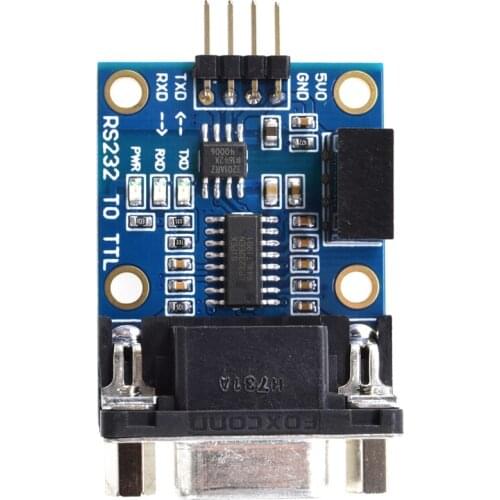 Taidacent Power Isolation DB9 Female Ttl Serial Level Shifter Circuit Uart to RS232 SP3232 TTL Adapter Rs232 to Ttl Converter