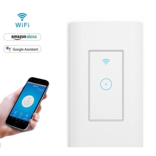 Wifi Smart Wall Touch Switch Wifi Light Switch Mobile APP Remote Control No Hub Required work with Amazon Alexa Google Home