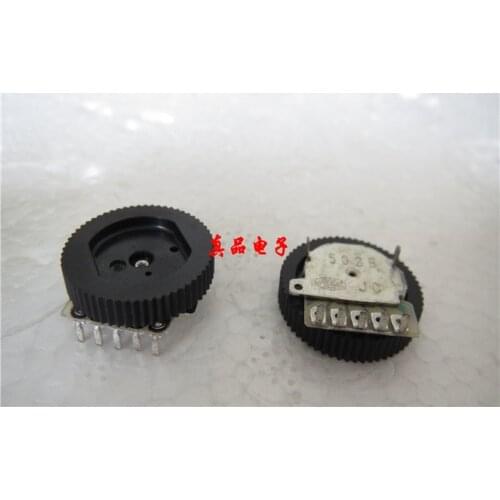 [VK] B5KX2 16X3MM imported Japan ALPS double 5 pin gears pull plate B502 with potentiometer 16*3 switch
