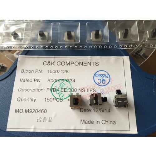 [VK] ORIGINAL PVB4 EE 300 NS LFS 9*9MM Push Self locking lock button switch