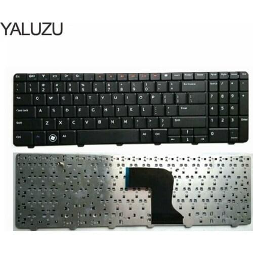 YALUZU US NEW Keyboard for Dell Inspiron 15 15R N M 5010 N5010 M5010 0Y3F2G NSK-DRASW 0JRH7K 9Z.N4BSW.A0R US laptop keyboard NEW