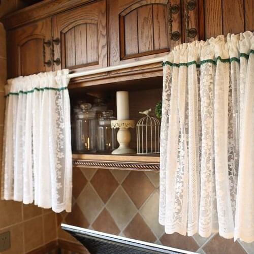 Curtain partition curtain kitchen cabinet door dustproof half curtain living room screen bedroom home decoration curtain