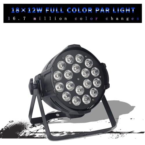 18*12w Light Aluminum LED Par 18x12W RGBW 4in1 LED Par Can Par 64 led spotlight dj projector wash lighting stage light