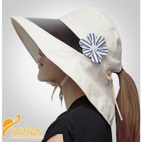 2018 New Summer hats for women Block Protection Visor Hiking Golf Tennis Outdoor Sports UV Sun Hat Cap B-2311