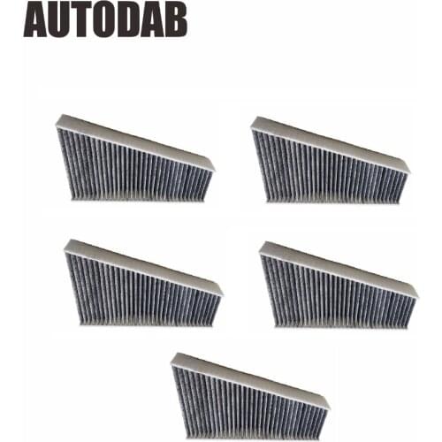 5pcs Cabin AIR Filter for 2009 Audi A4L 2.0L / B8 Air-conditioned OEM:8KD819441 PT245-1