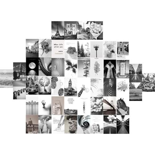 50 Pieces Wall Collage Kit Aesthetic Photo Art Bedroom Home Office Perfect Decor