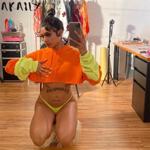 Женские осенние толстовки Akaily China At AliExpress