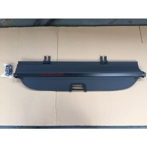 Aluminium alloy + Fabric Rear Trunk Security Shield Cargo Cover Rear Racks Accessories For Honda Fit JAZZ 2014 2015 2016 2017