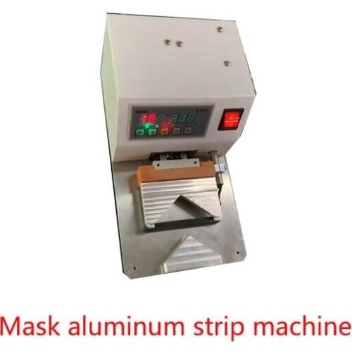 Pneumatic mask nose bridge aluminum strip bonding machine, adhesive strip welding machine,hot melt adhesive hot pressing machine