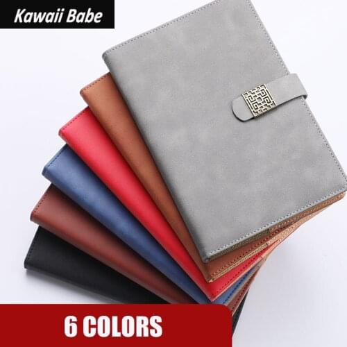 A5 B5 Notebooks Journals Notepad Vintage Agenda Planner Diary 2021 European Notebook for Students Planner Office School Supplies